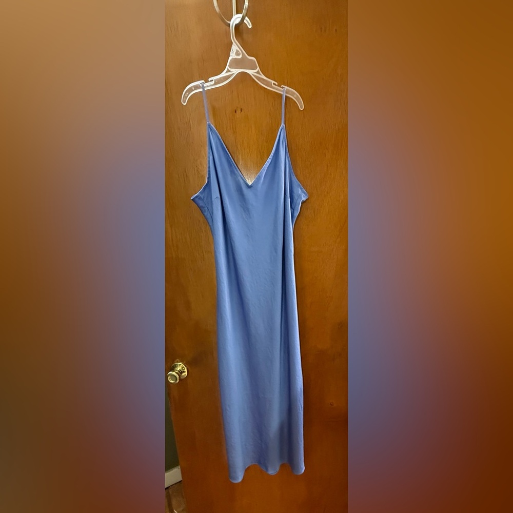 Express silky slip dress size large
